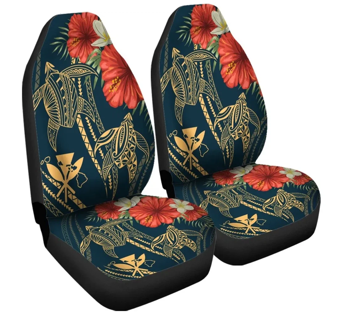 Accessory Hawaii Polynesian Turtle Hibiscus Nolan Style Ah J4r Universal Front Car Seat Cover