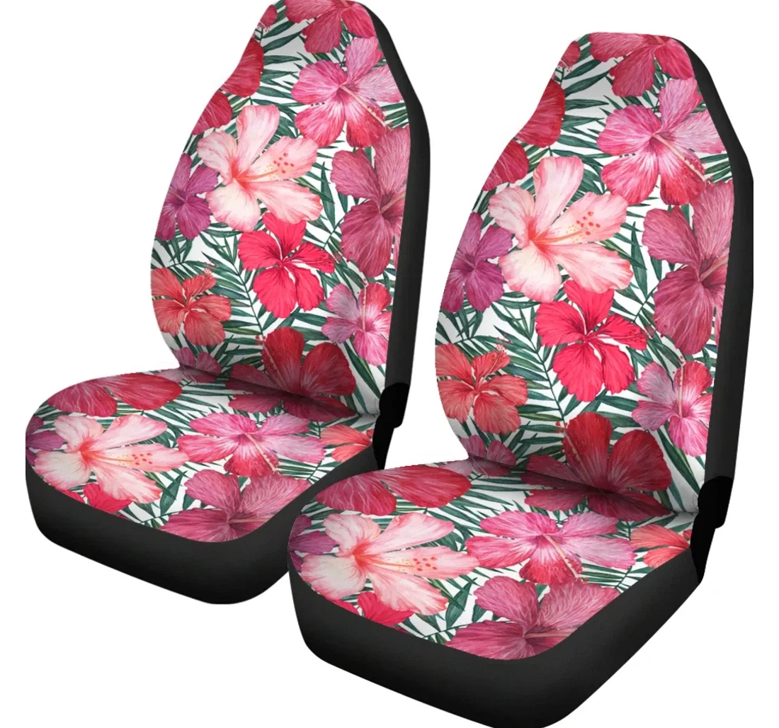 Accessory Beautiful Hibiscus Ah K5 Universal Front Car Seat Cover