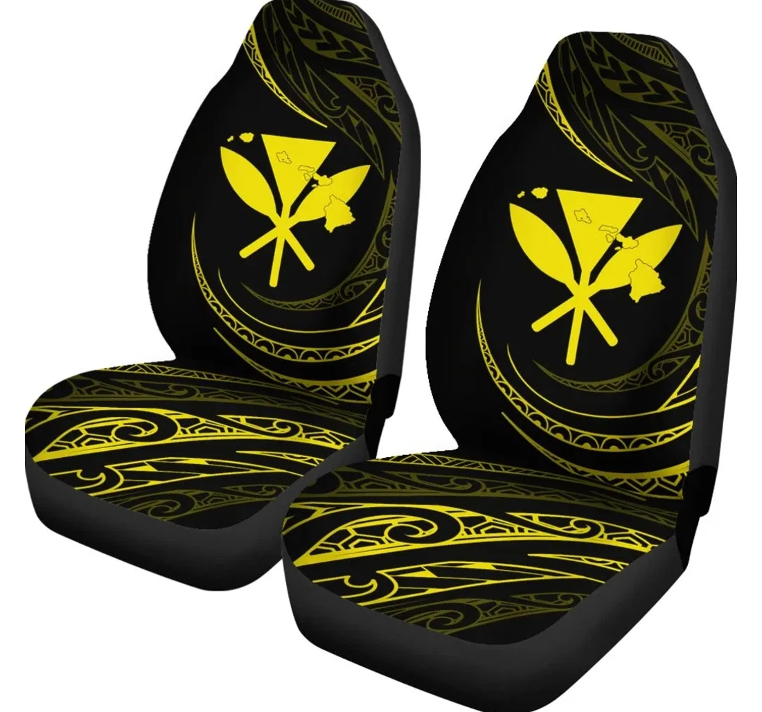 Accessory Kanaka Yellow Frida Style Ah J91 Universal Front Car Seat Cover