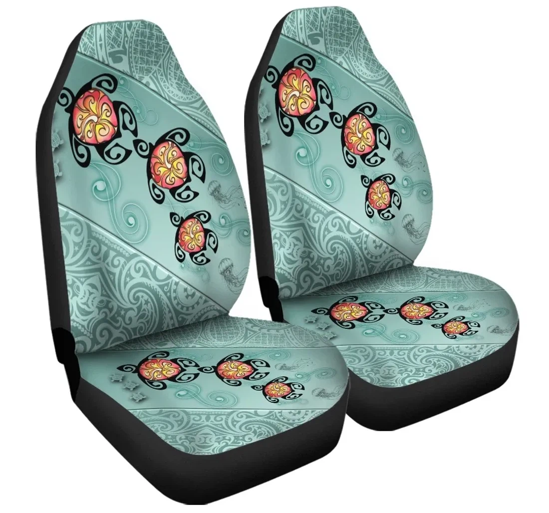 Accessory Hawaii Turtle Swimming Tribal Polynesian Ah Min Style J5r Universal Front Car Seat Cover