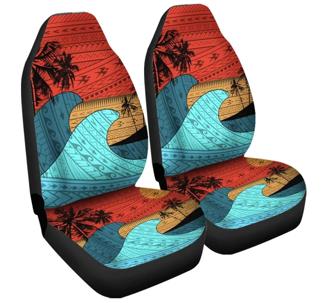 Accessory Hawaii Polynesian Sun Down Ah J5r Universal Front Car Seat Cover