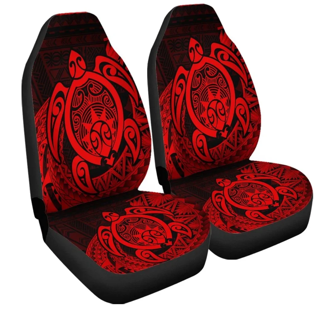 Accessory Hawaii Polynesian Turtle Red Ah J4r Universal Front Car Seat Cover