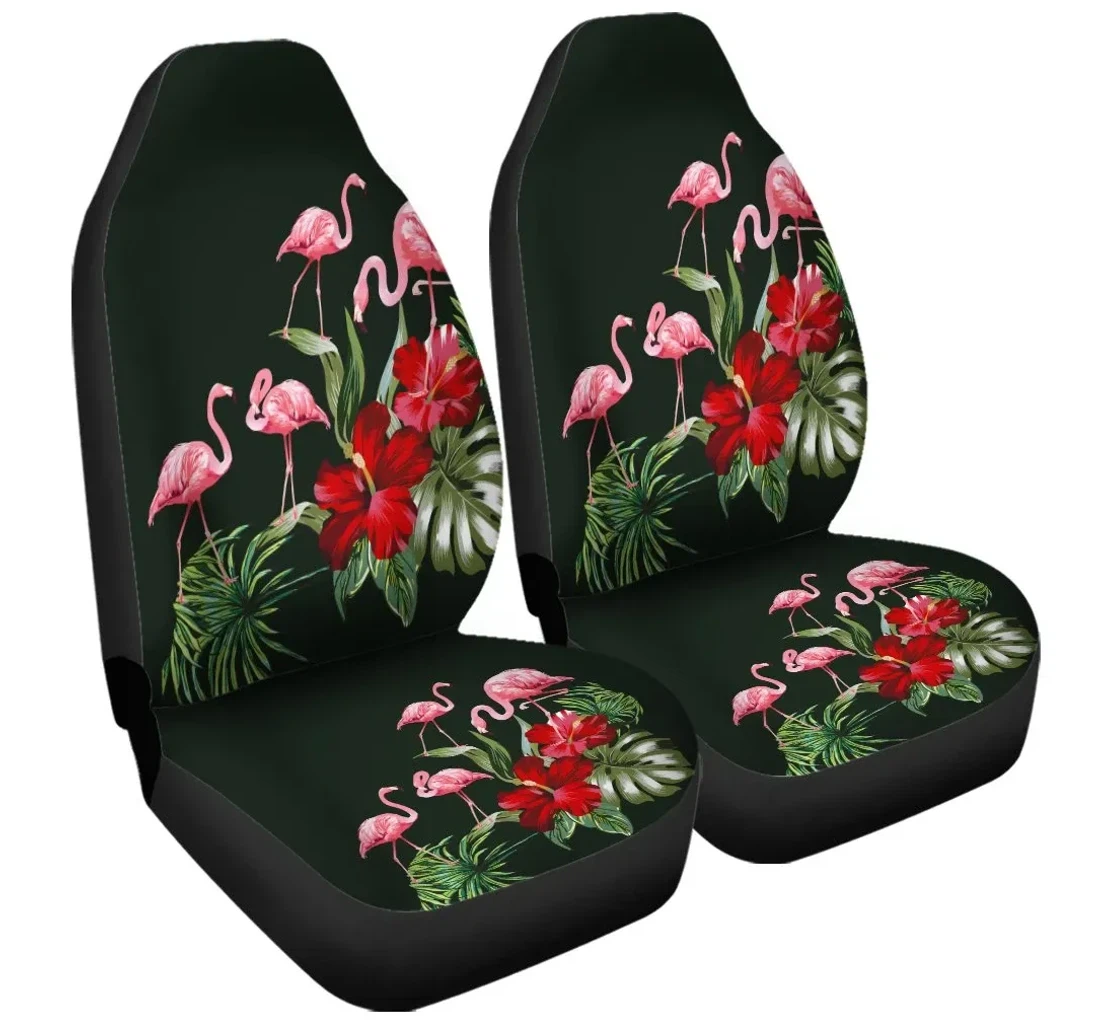 Accessory Hawaii Hibiscus Flamingo Ah Jr Universal Front Car Seat Cover