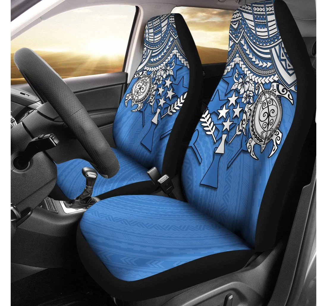 Kosrae Polynesian Polynesian Turtle Bn15 Universal Front Car Seat Cover