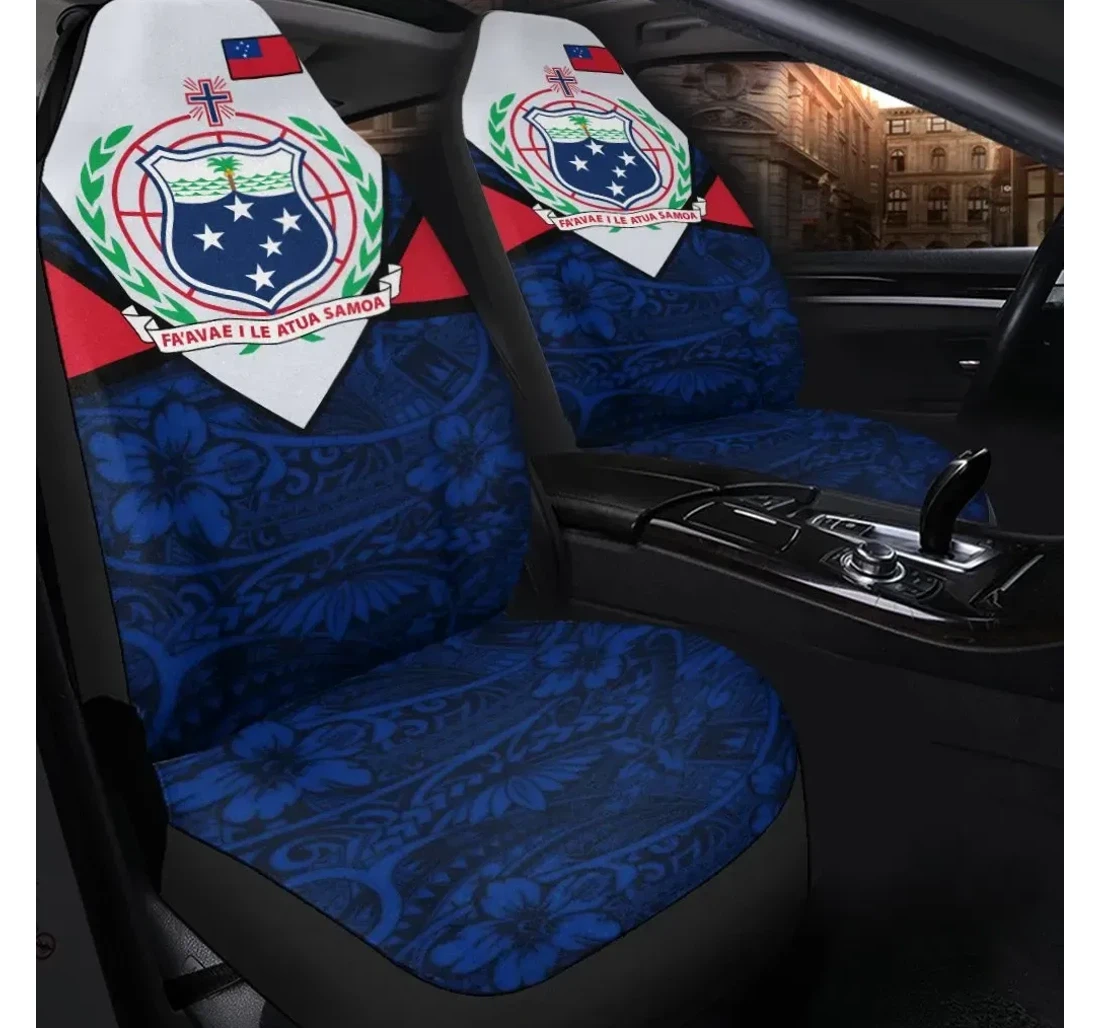 Samoa Polynesian Legend Of Samoa Bn24 Universal Front Car Seat Cover