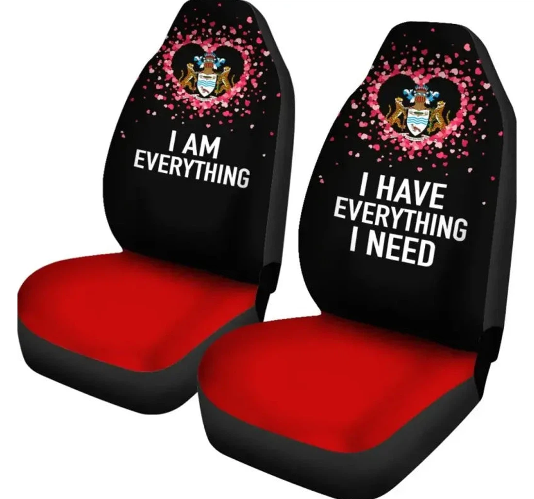 Guyana Couple Valentine Everthing I Need Rlt8 Universal Front Car Seat Cover