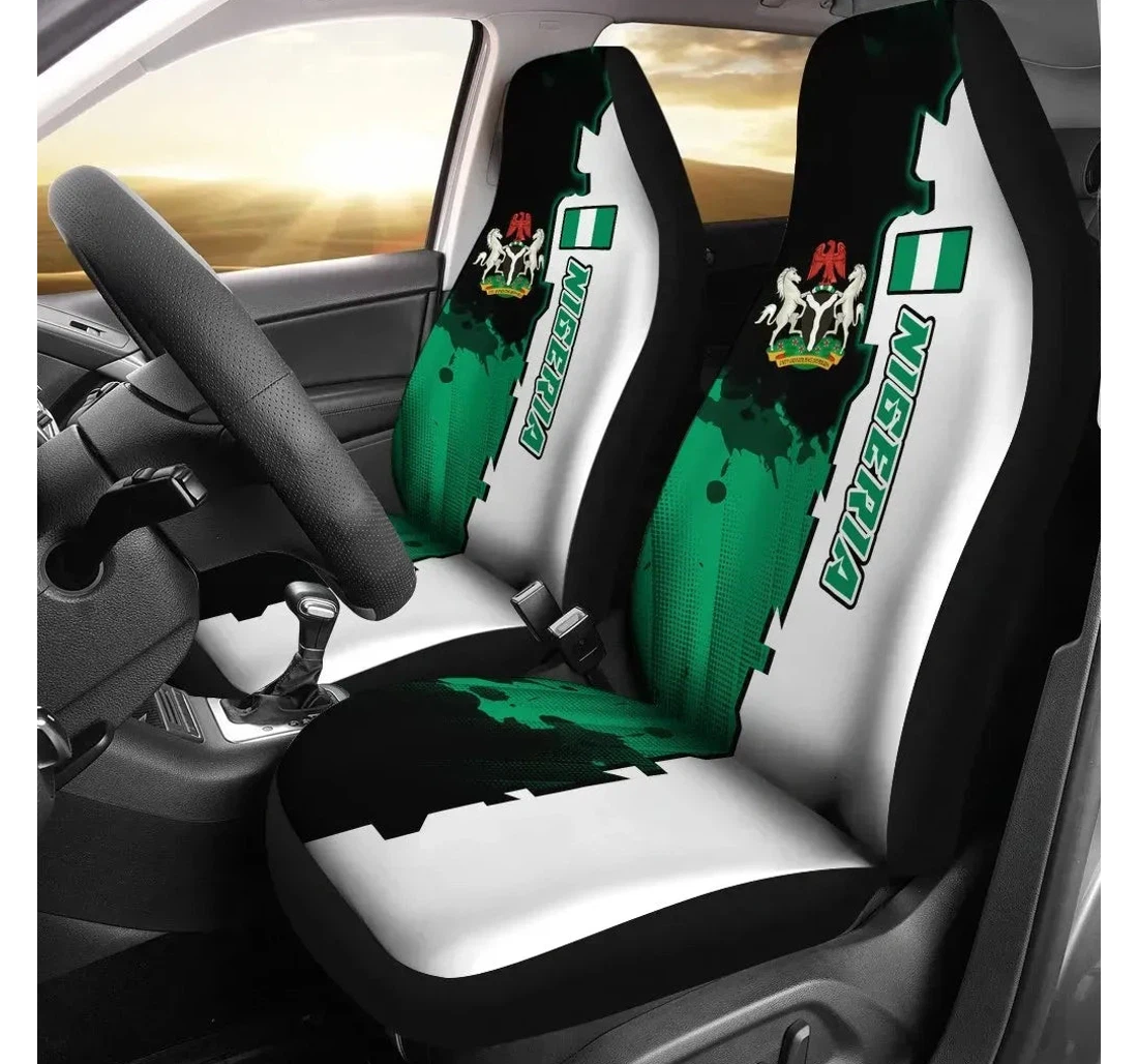 Nigeria - Independence Day Rlt8 Universal Front Car Seat Cover