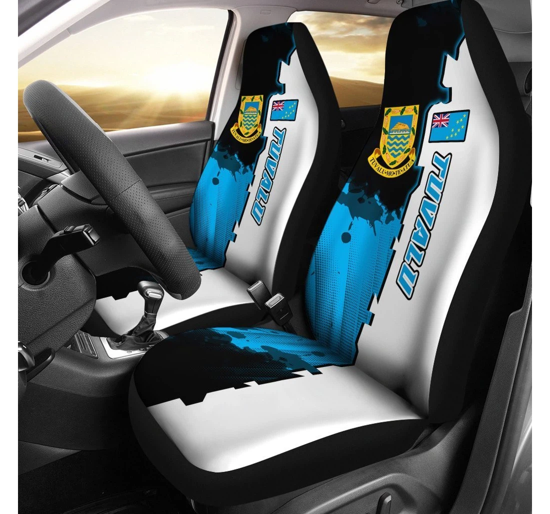 Tuvalu - Independence Day Universal Front Car Seat Cover