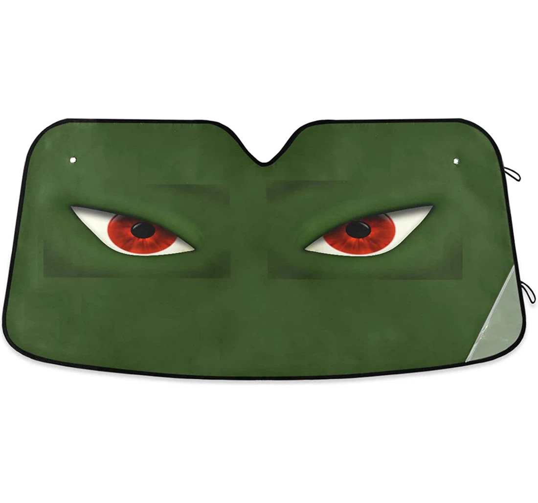 Evil Red Eye Car Sun Shade