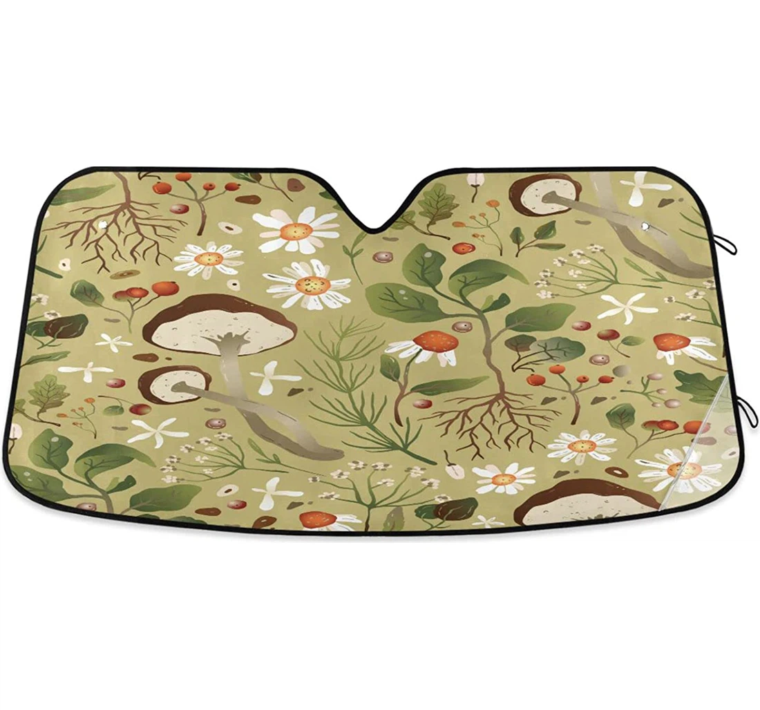 Kigai Vintage Mushroom Car Sun Shade