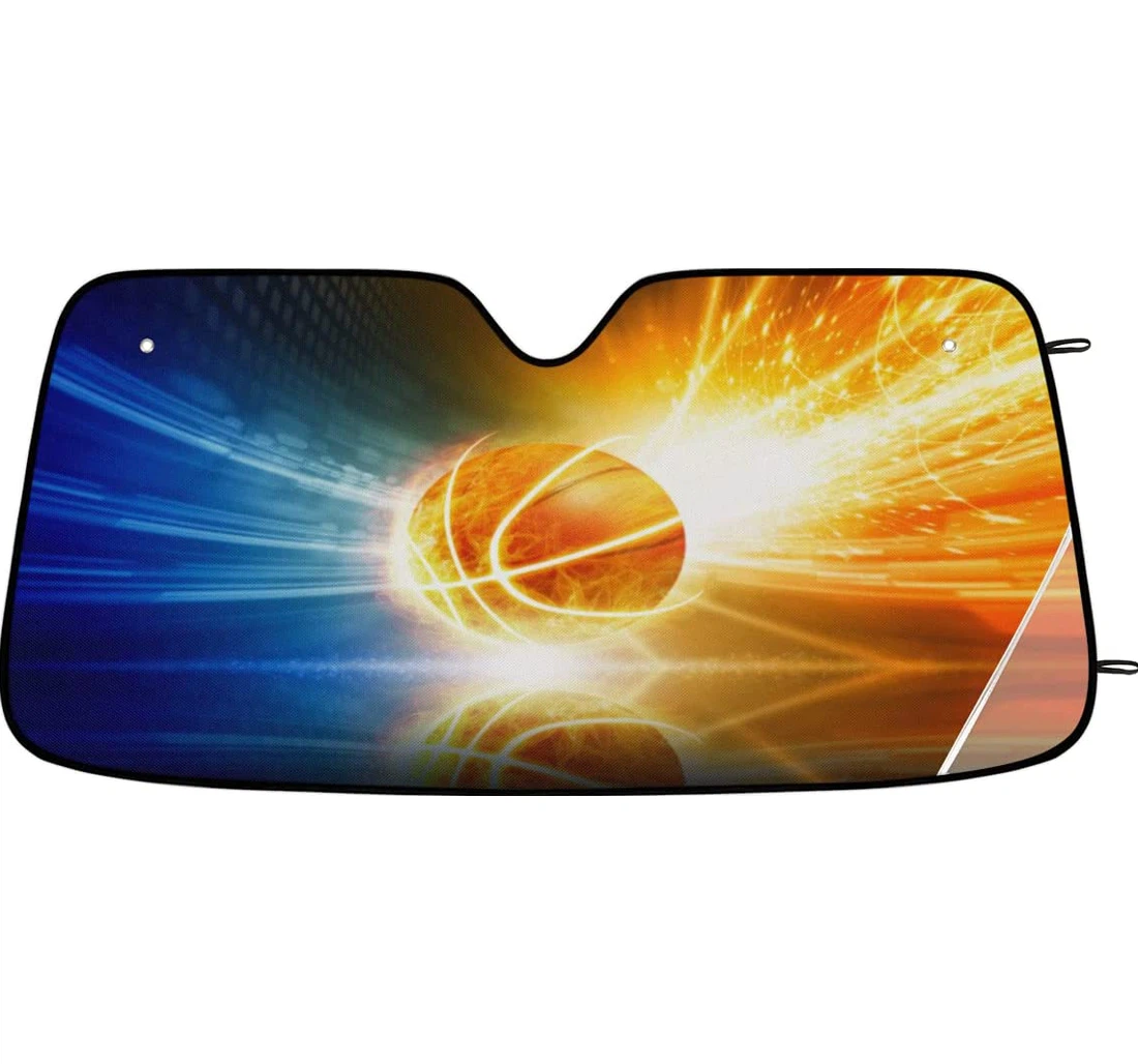 Sport Ball Basketball Car Sun Shade