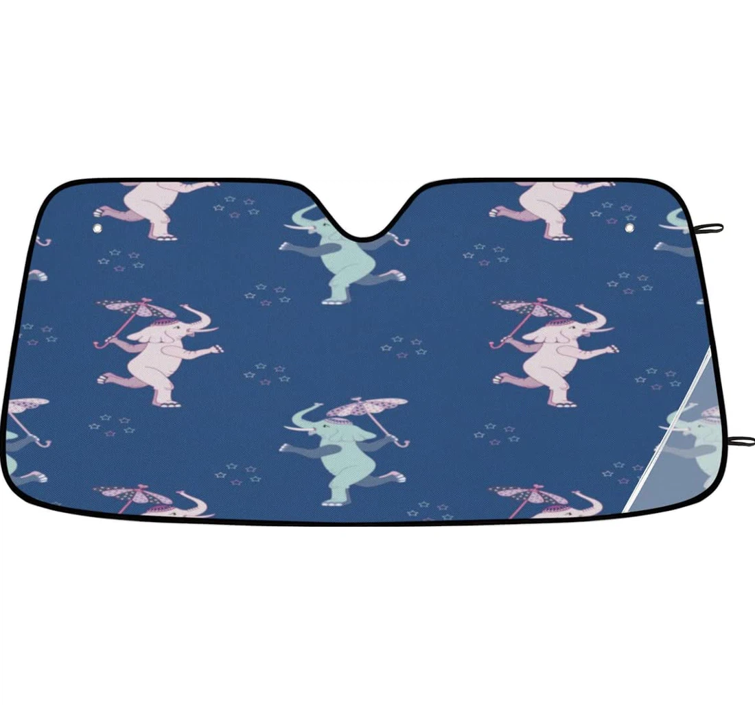 Cute Elephant Umbrella Car Sun Shade