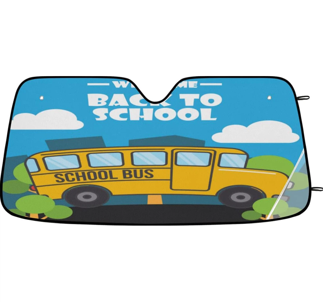 New Term Welcome Back School Car Sun Shade