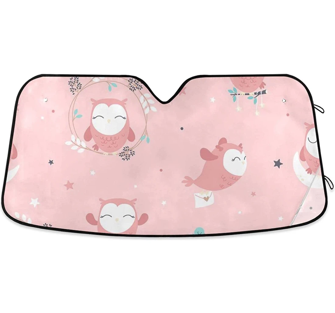 Cartoon Lovely Bird Car Sun Shade