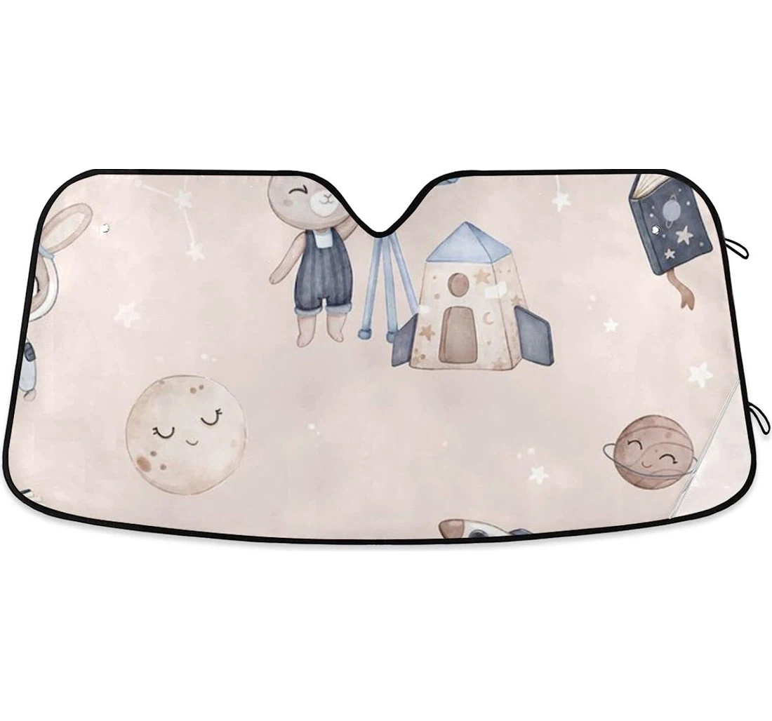 Lovely Rabbit Car Sun Shade