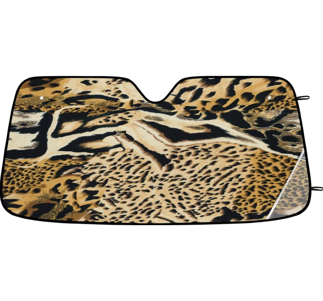 Tiger Leopard Car Sun Shade