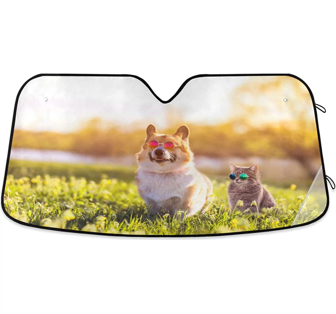 Dog Cat Umbrella Car Sun Shade