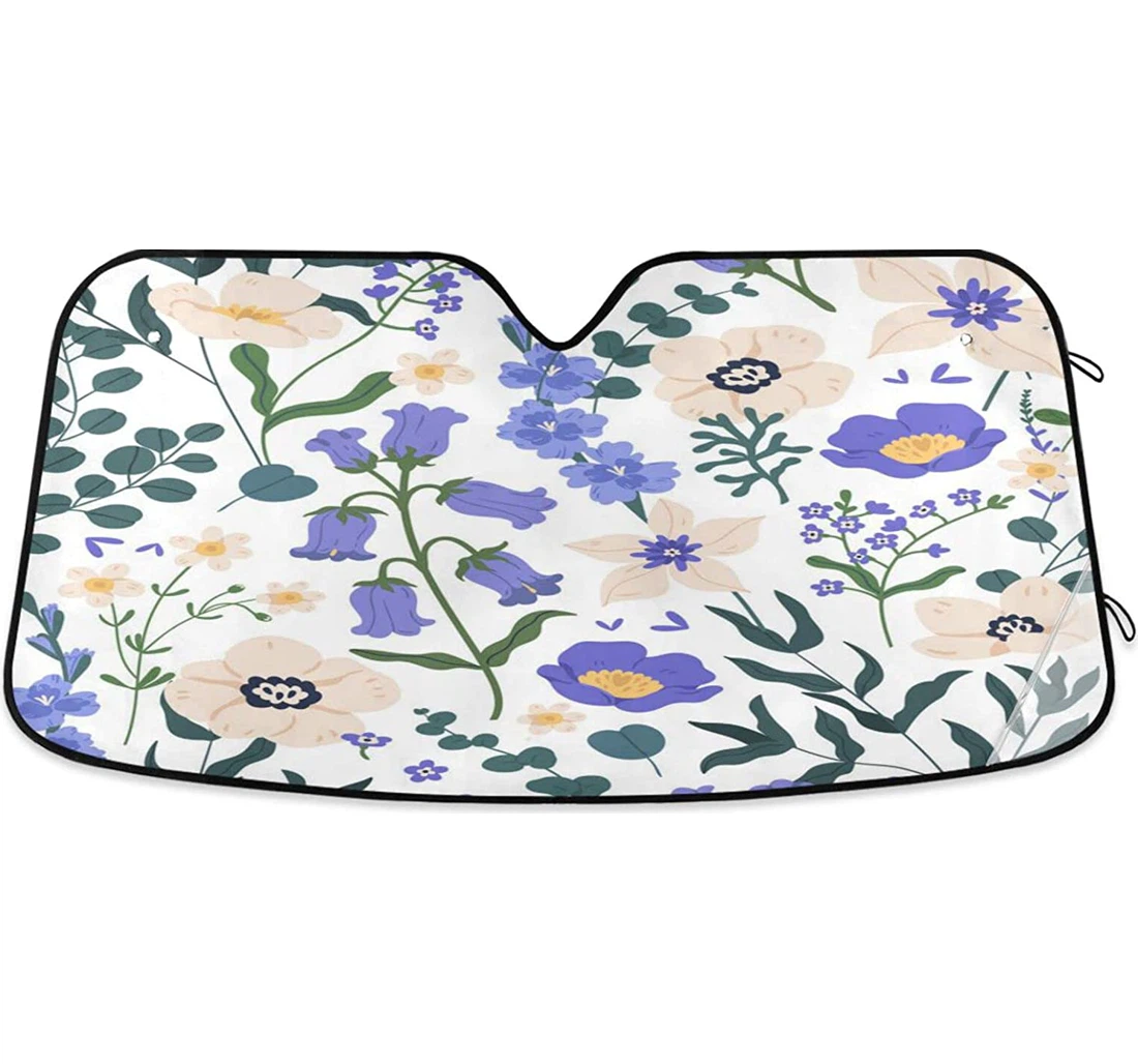 Daisy Flower Umbrella Car Sun Shade