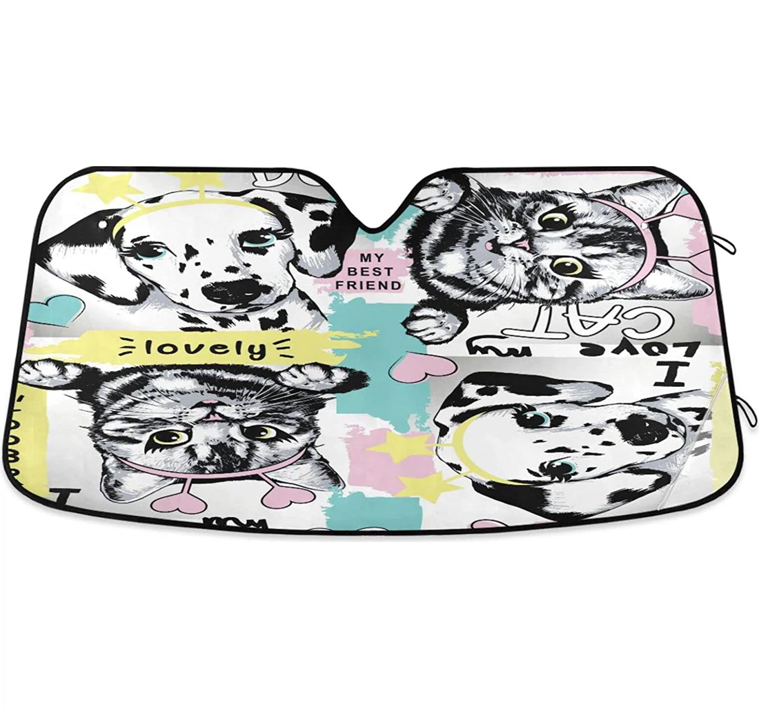 Dog Cat Umbrella Car Sun Shade