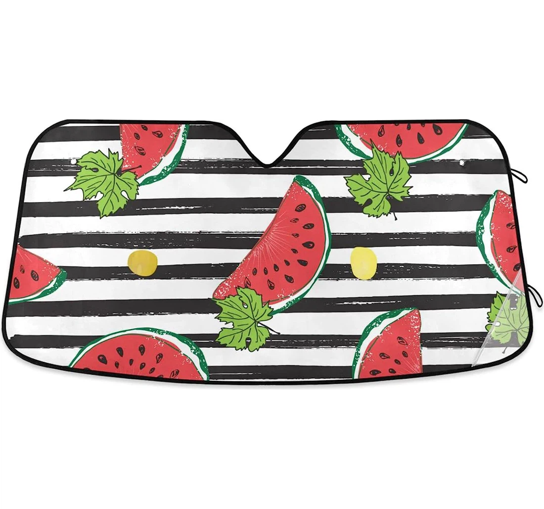Water Melon Pattern Striped Car Sun Shade