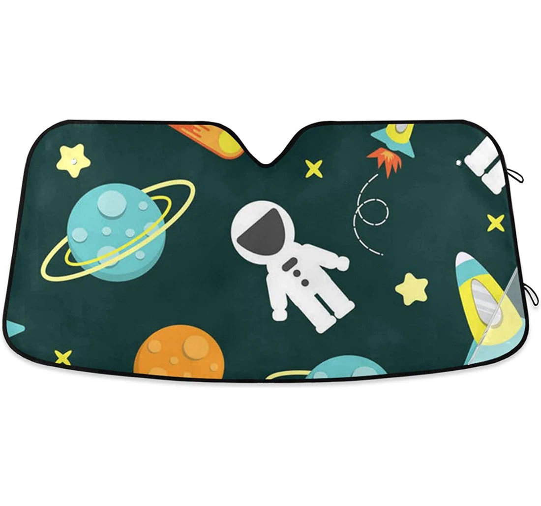 Cute Asreonaut Pattern Car Sun Shade