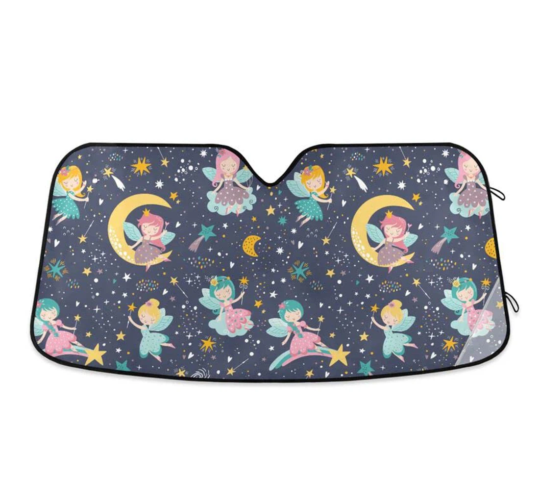 Magic Fairy Stars Moon Angel Car Sun Shade