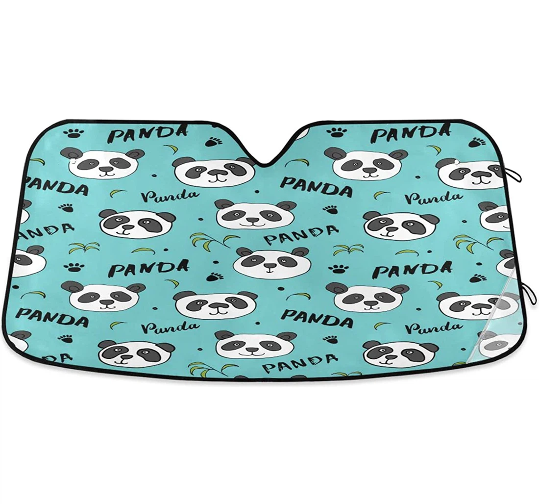 Kigai Cute Panda Car Sun Shade