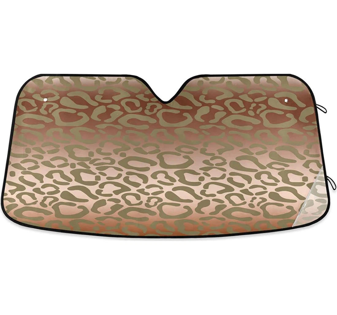 Kigai Leopard Grain Car Sun Shade