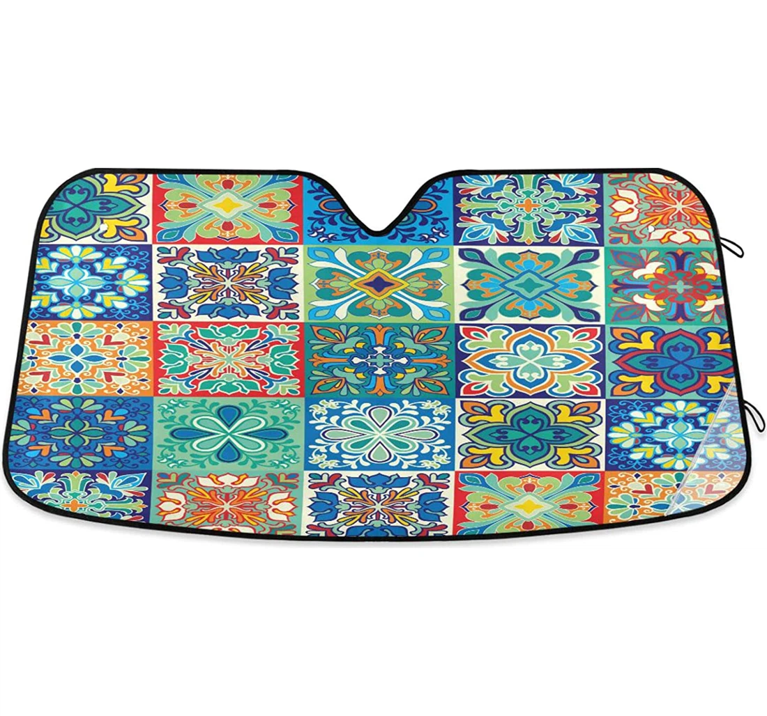 Kigai Mexican Talavera Car Sun Shade