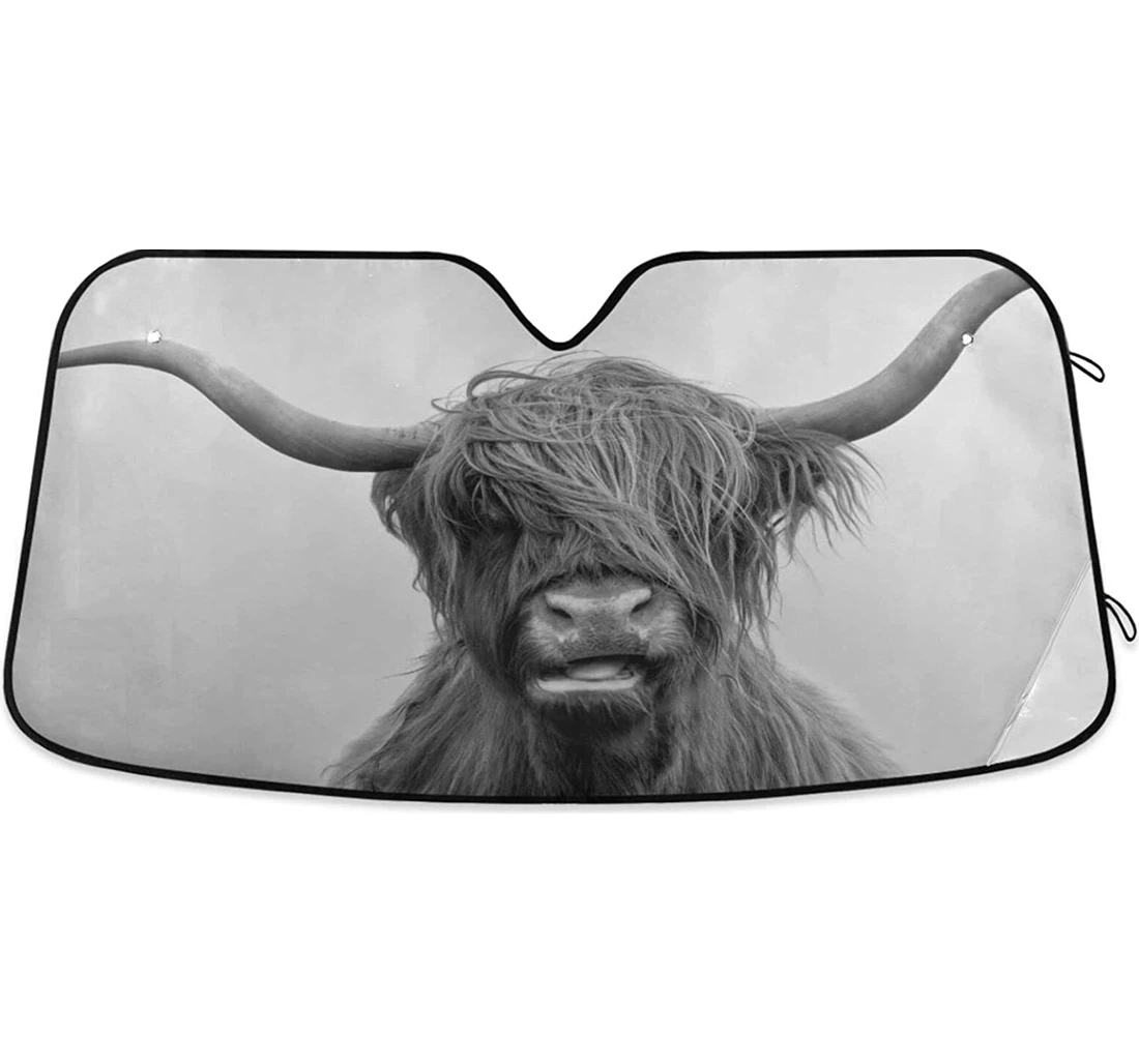 Kigai Highland Cow Car Sun Shade