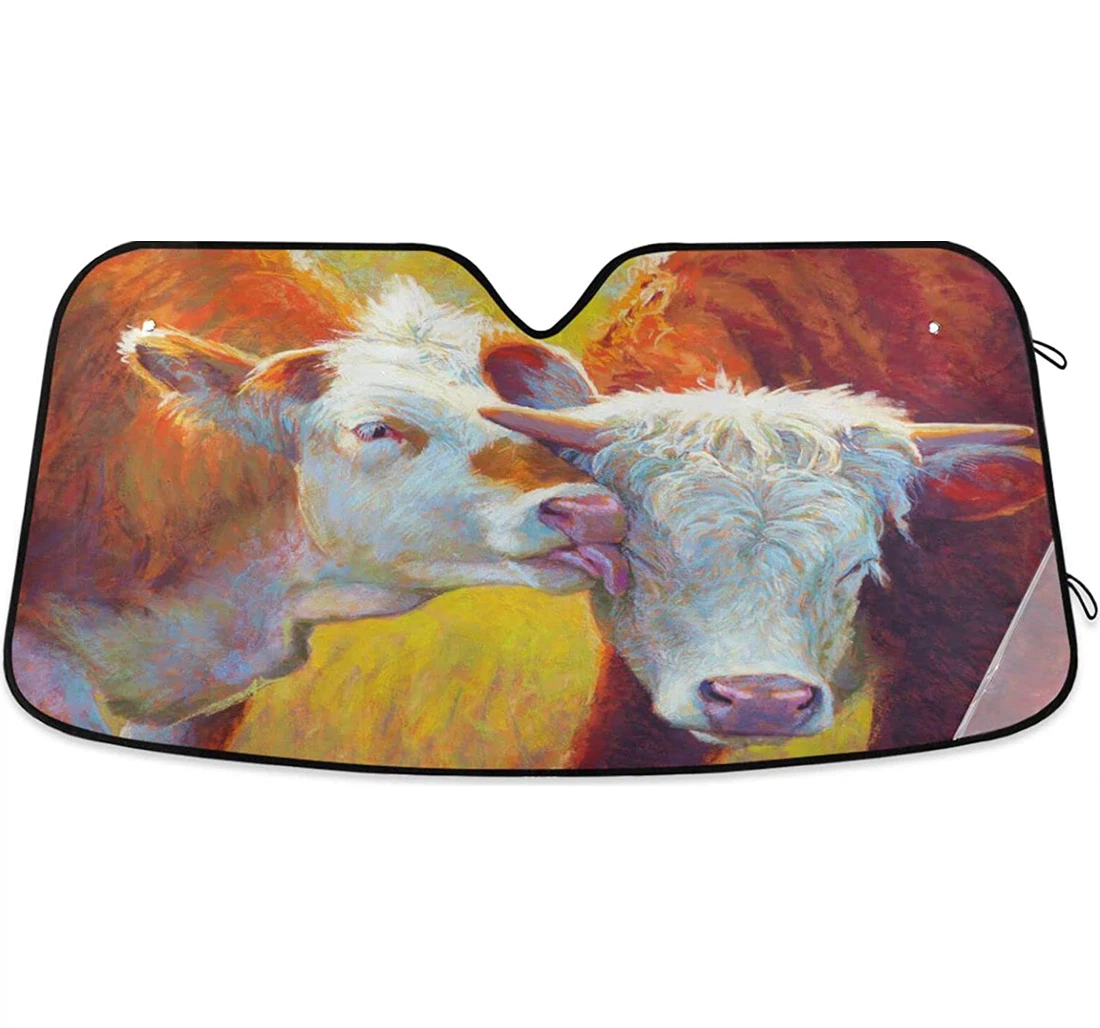 Kigai Highland Cow Car Sun Shade