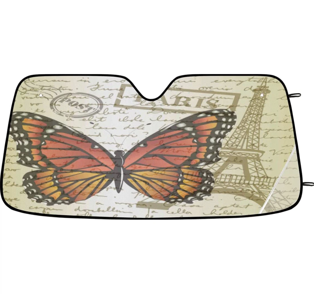 Butterflys Car Sun Shade