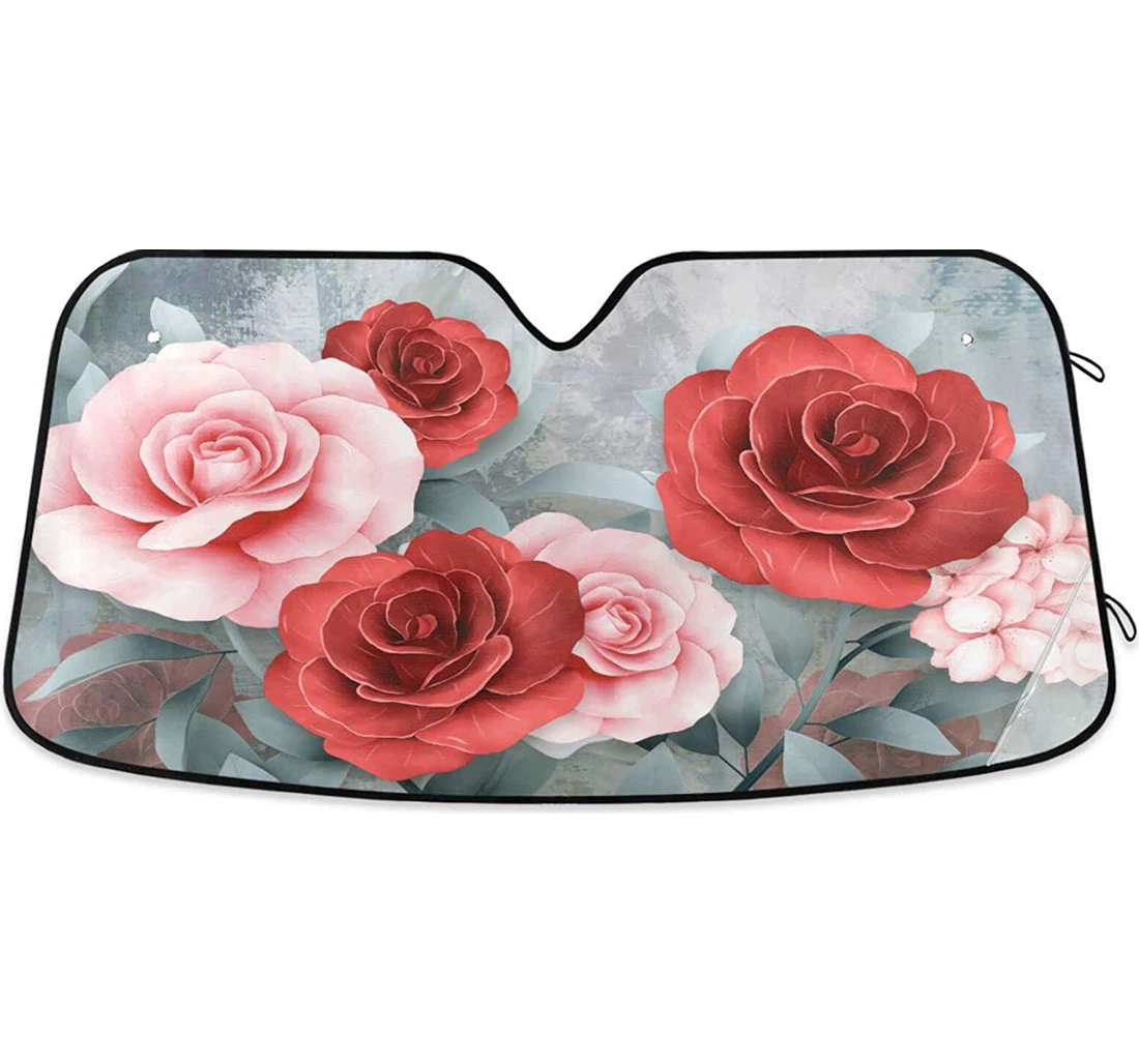 Kigai Modern Floral Car Sun Shade