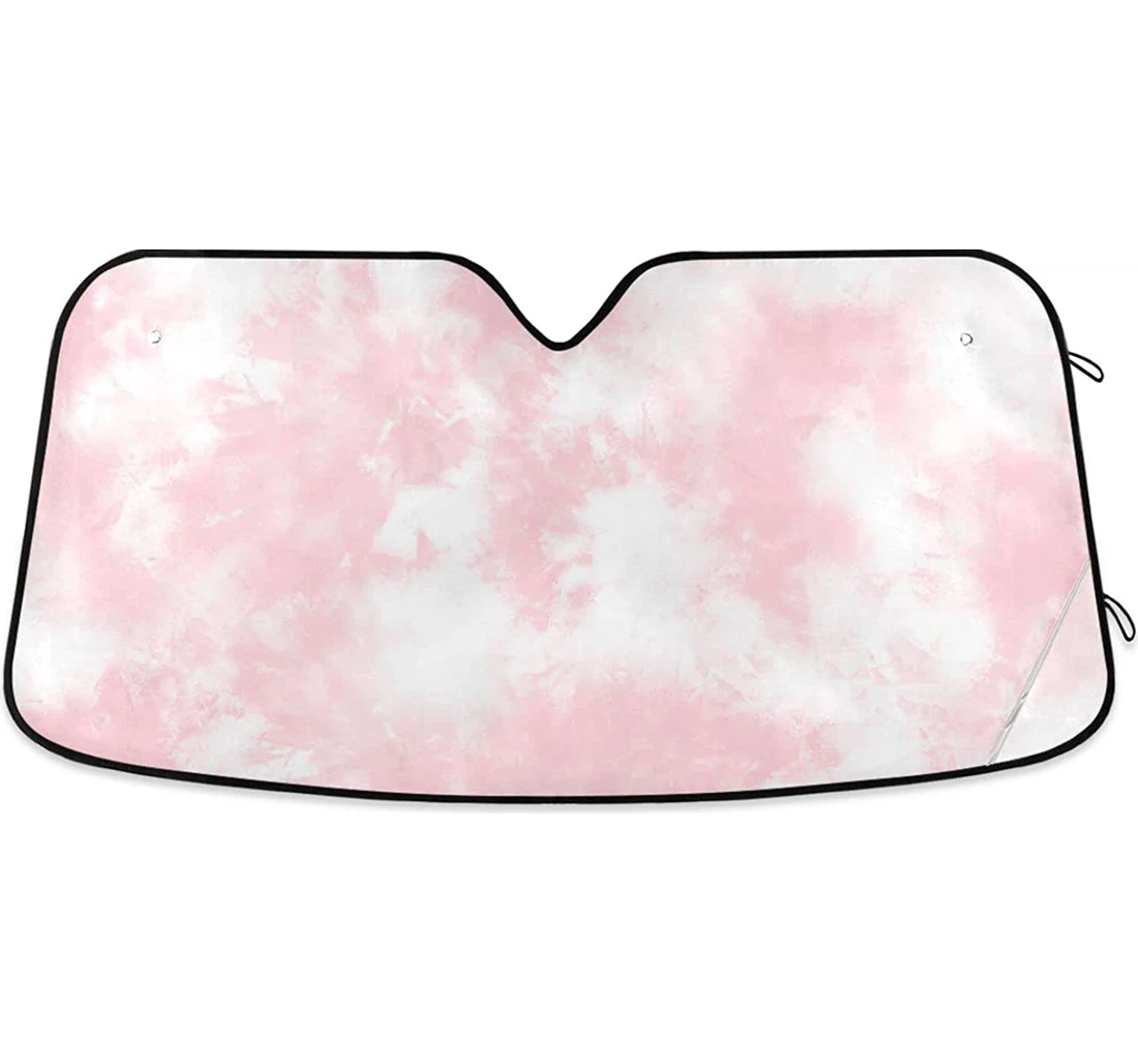 Pink Plaque Car Sun Shade