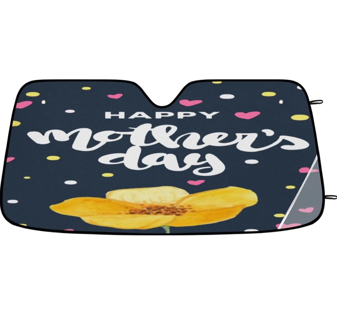 Happy Mother Day Car Sun Shade