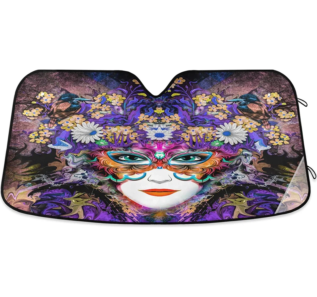 Mystic Purple Car Sun Shade