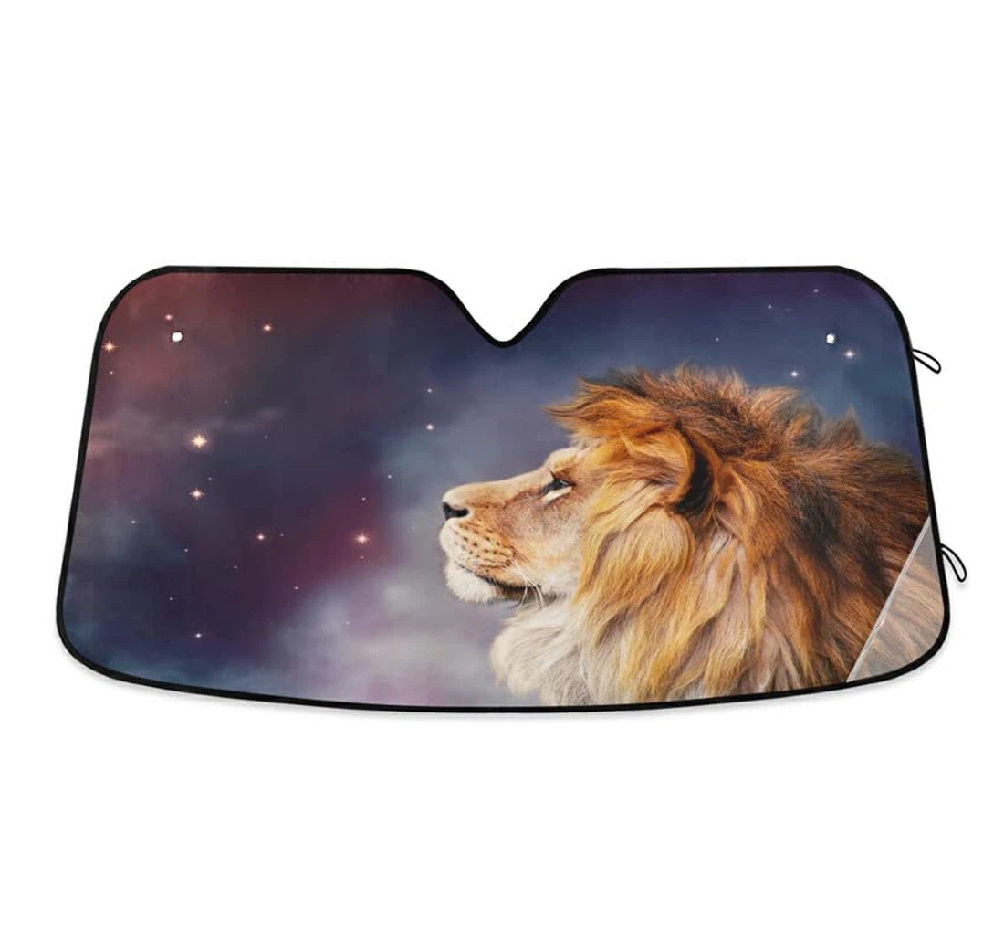 Lion Night African Night Stars Wild Car Sun Shade