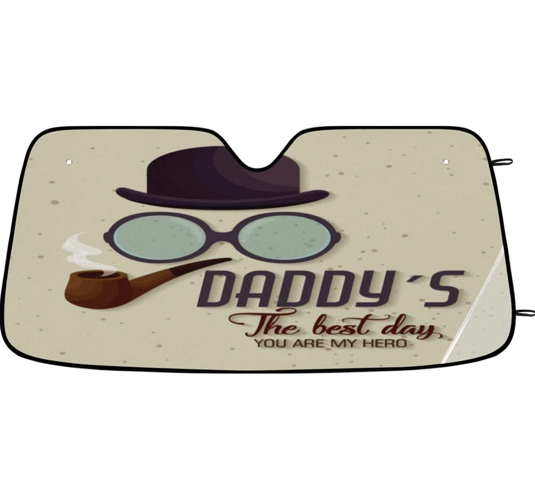 Happy Father's Day Car Sun Shade