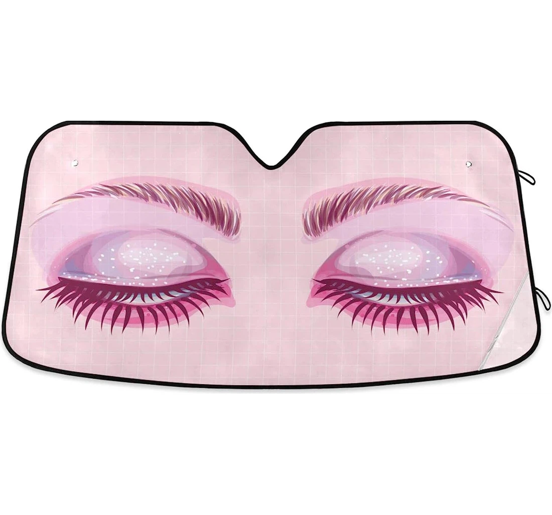 Kigai Cartoon Anime Women Eyes Cool Car Sun Shade