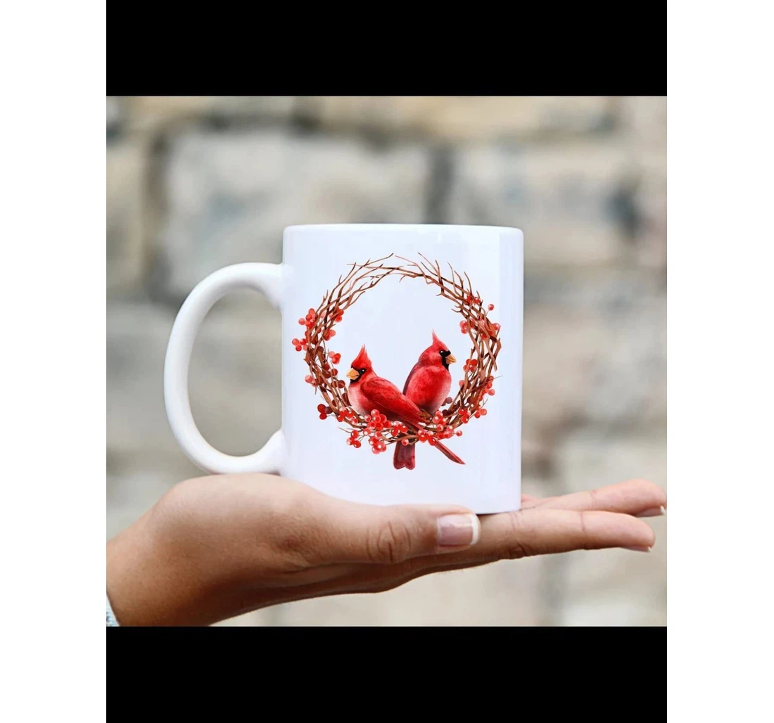 Cardinal Cardinal Mugs Cardinal Cardinals Cardinal Cardinal Cardinal Cup Bird Tea Cup For Friend Summer Vocation Cup Ceramic Mug Print On Both Sides