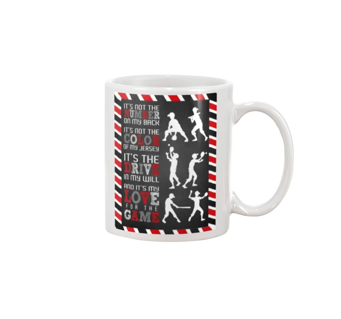 Baseball Love Game For Sport Lover Ceramic Mug Print On Both Sides