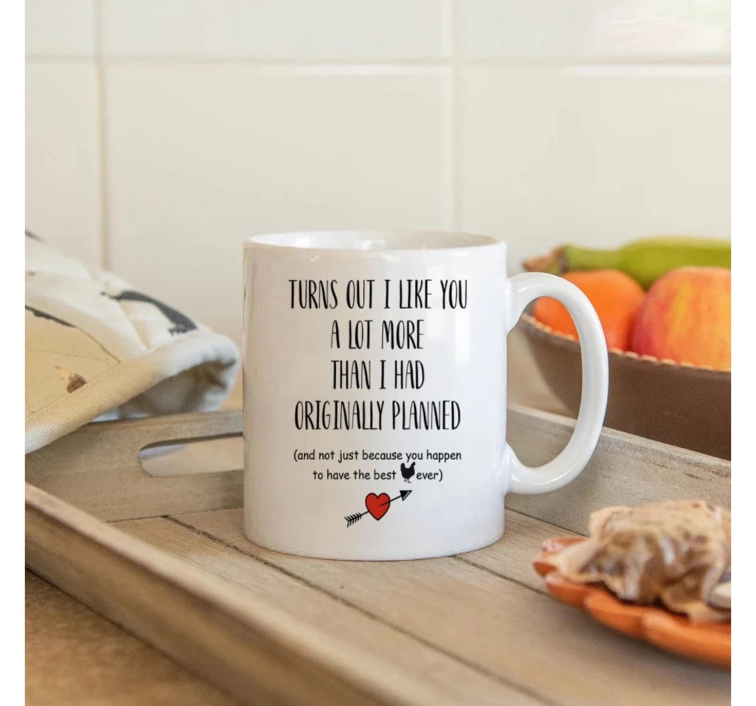 Personalized Couple Mugs Turns Out I Like You A Lot Mugs Valentine For Him Her Mr Mrs Mugs Ceramic Mug Print On Both Sides