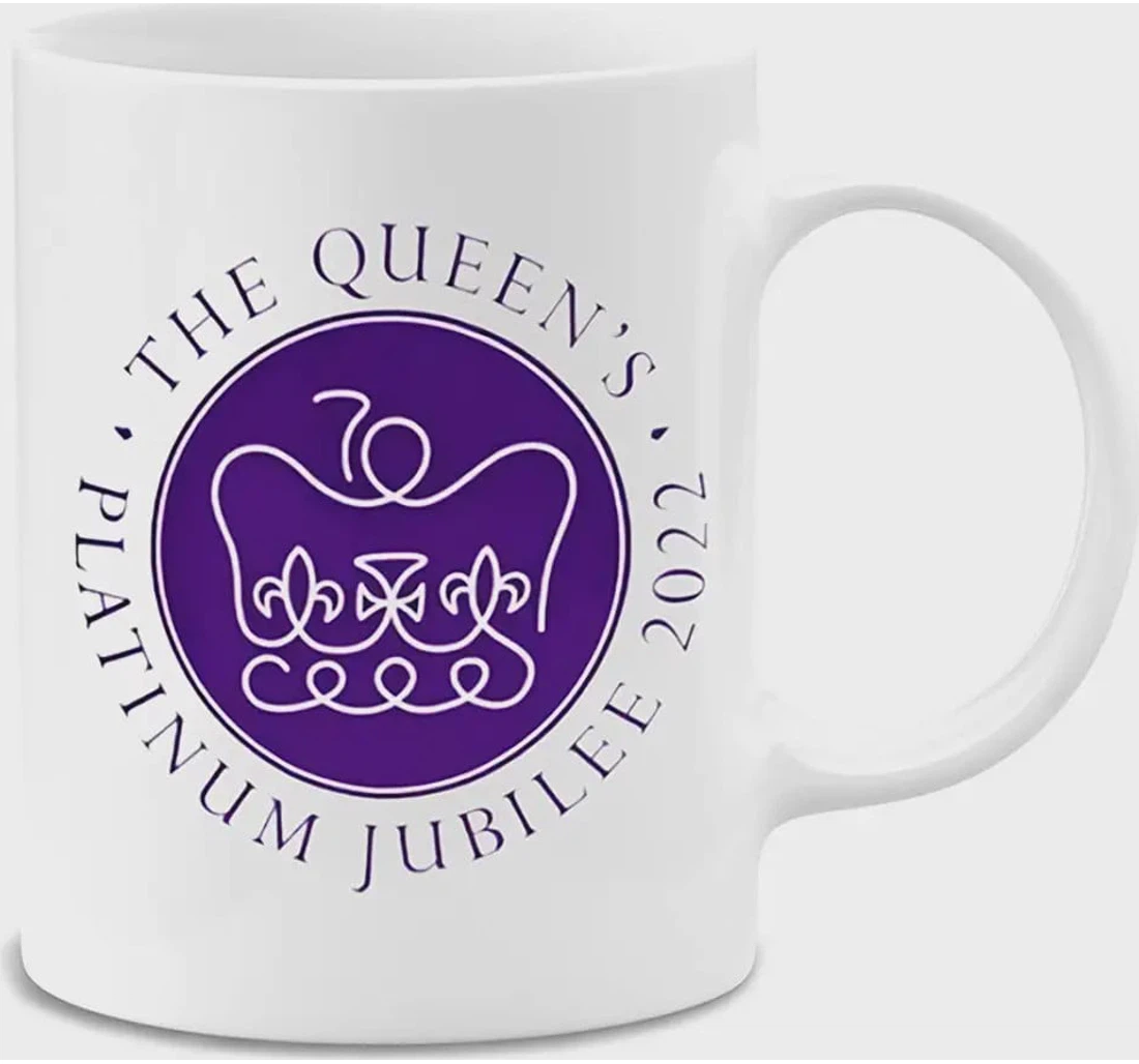 Queens Platinum Jubilee Queen Elizabeth Queen Elizabeth Ii Ceramic Mug Print On Both Sides