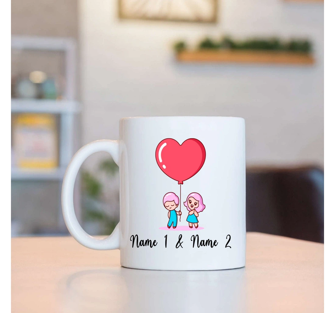 Personalized Couple Customized Mugs Valentine's Day For Him Her Mugs Ceramic Mug Print On Both Sides