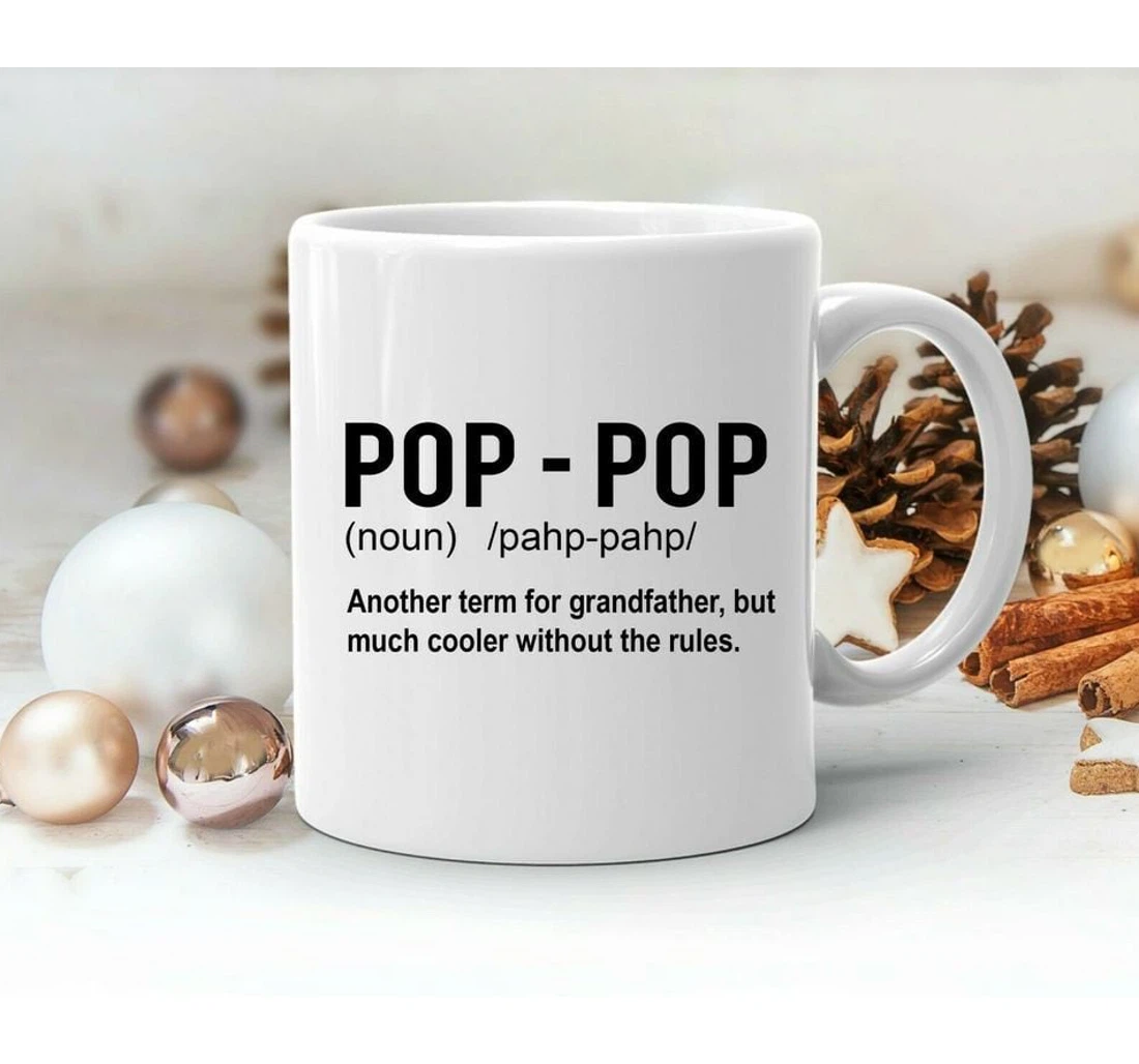 Pop Pop Definition Ceramic Mug Print On Both Sides