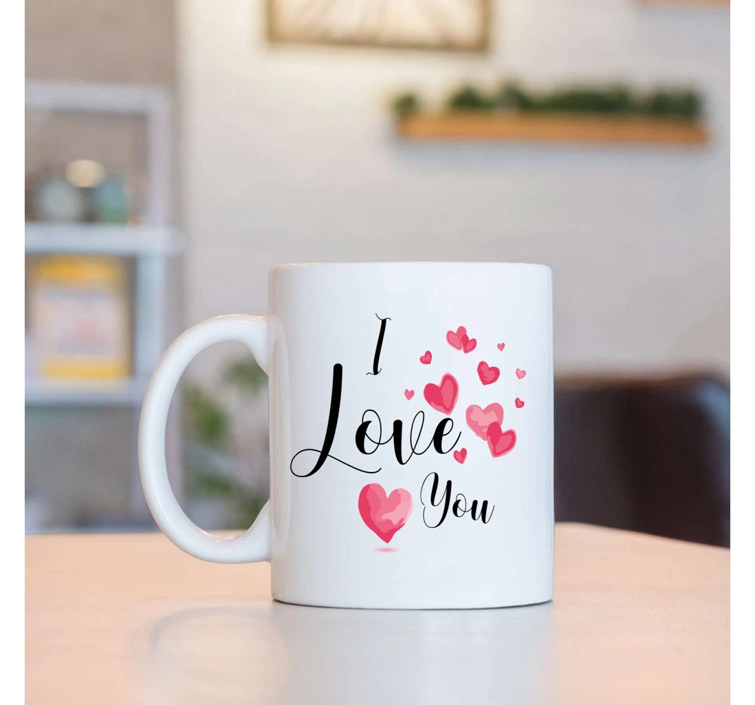 I Love You Couple Mugs Funny Wedding Valentine For Her For Him Mugs Ceramic Mug Print On Both Sides