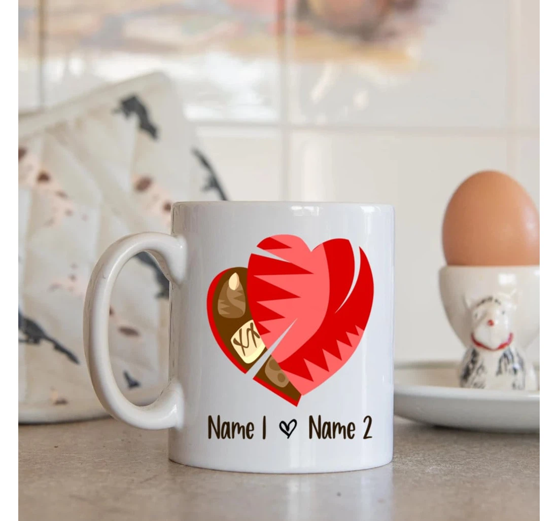 Personalized Valentine Mugs Love Mugs Valentine For Him Her Custom Name Mugs Ceramic Mug Print On Both Sides