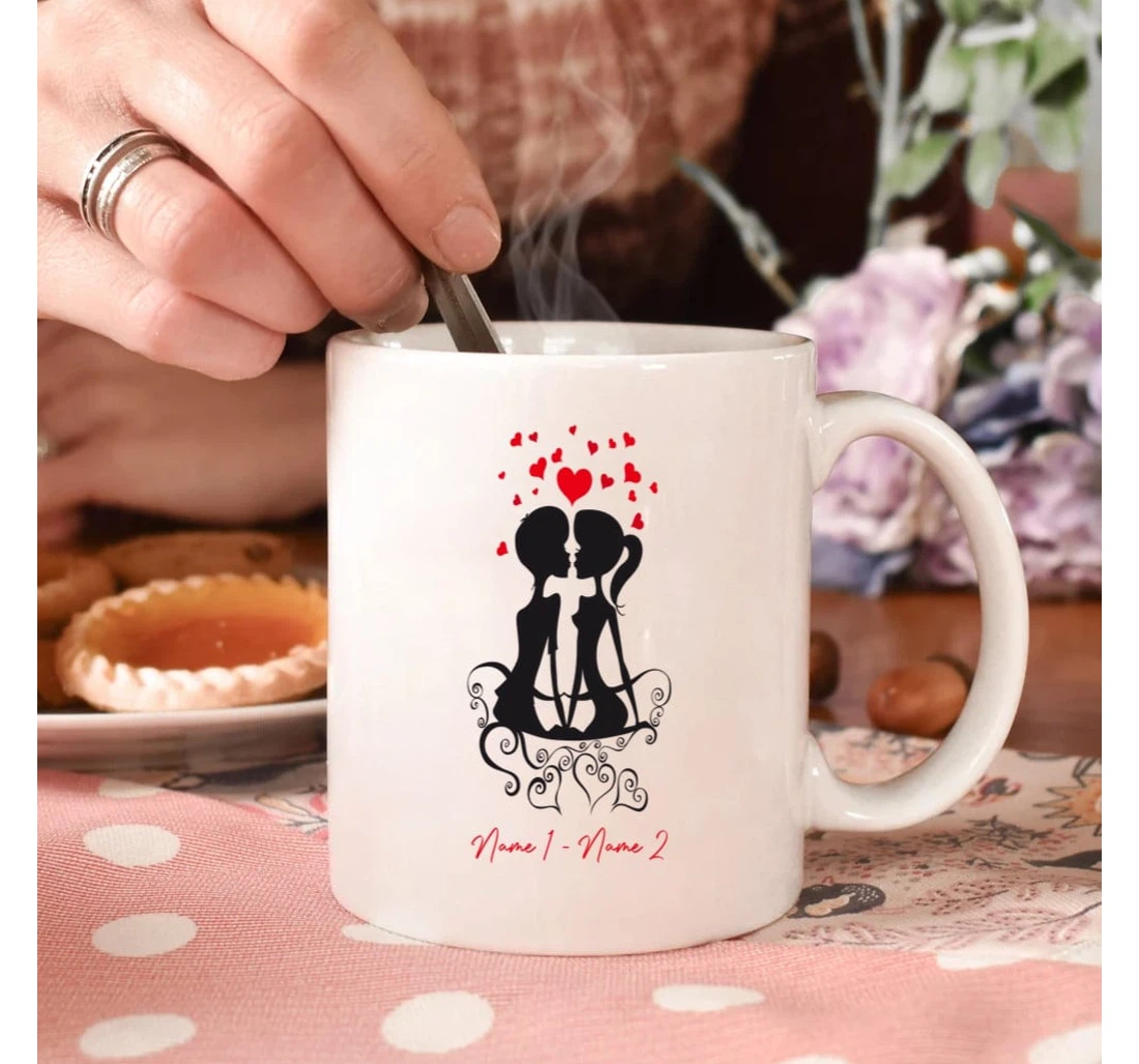 Personalized Couple Customized To My Wife I Didn't Marry You Mugs Funny Wedding Valentine Mugs Ceramic Mug Print On Both Sides