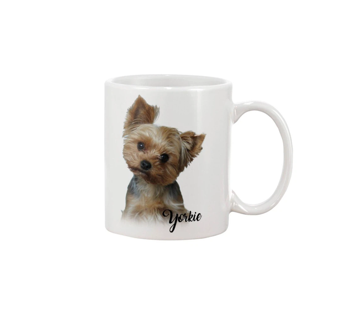 Ln Yorkshire Terrier Deep Face For Ceramic Mug Print On Both Sides