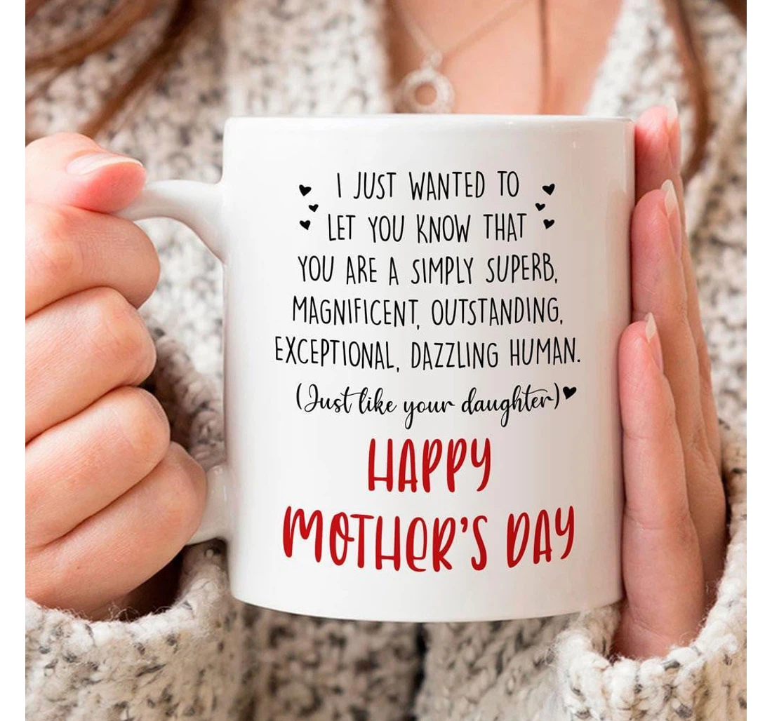 Happy From Daughter To Mother Mom Like Mother Like Daughter Funny Mugs Funny Ideas For Ceramic Mug Print On Both Sides